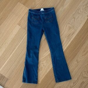 Mayoral Little Girl’s Blue Flared Jeggings